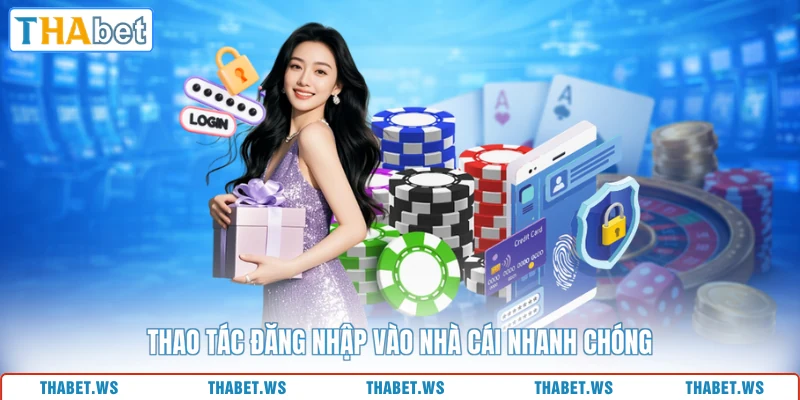 Thao tác đăng nhập vào nhà cái nhanh chóng 